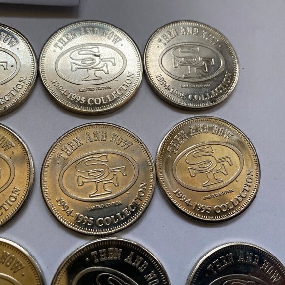 San Francisco 49ers then and now 1994-95 collectable coins 15 of 20 Lot #12 - Picture 4 of 12